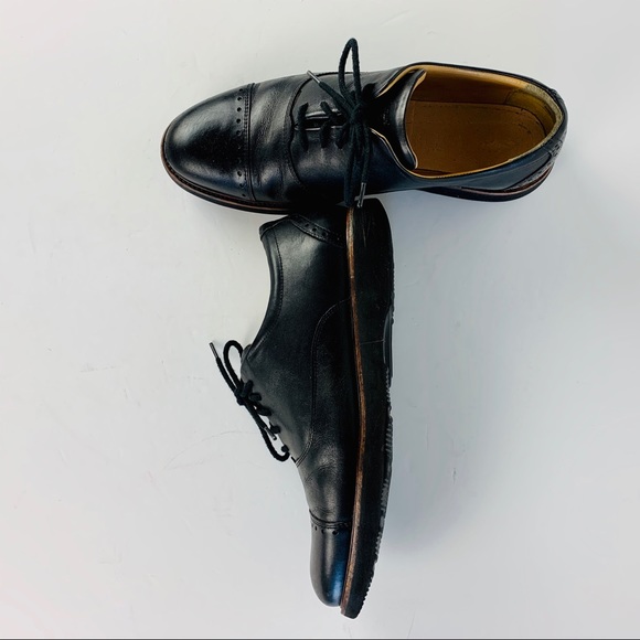 Samuel Hubbard Oxfords 10 Black Leather Supple